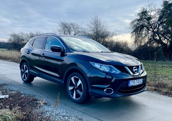 Nissan Qashqai cena 54900 przebieg: 115000, rok produkcji 2015 z Trzebnica małe 254